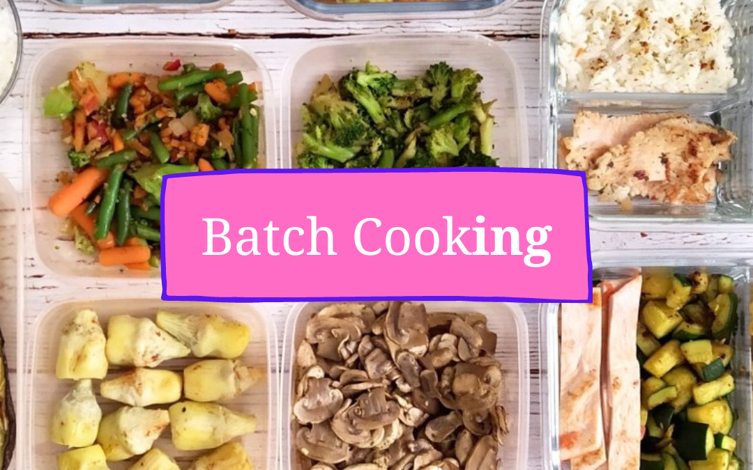 Batch Cooking: Organiza tu menú semanal