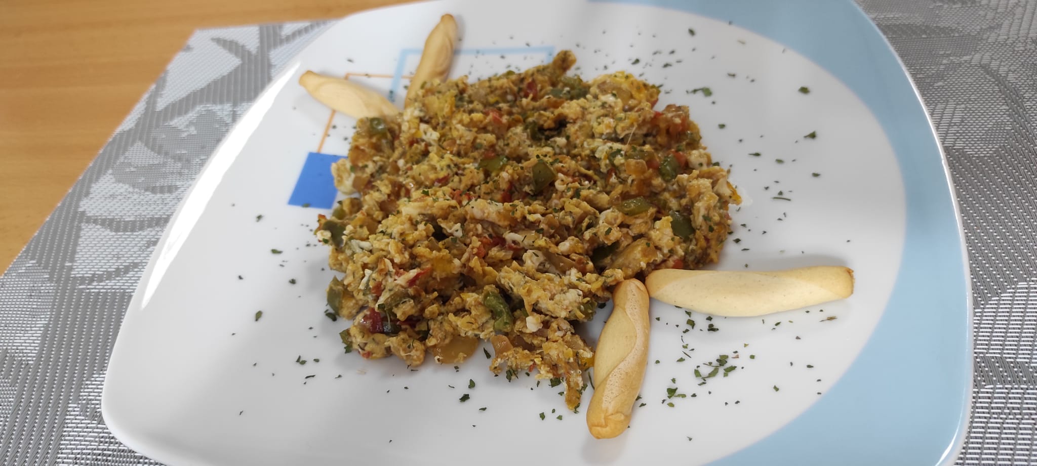 Revuelto con toque de soja